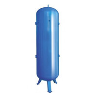 Zbiornik ciśnieniowy do tlenu pionowy, 1000 litrów, 12 bar, biały-ALM - CSC Baglioni
